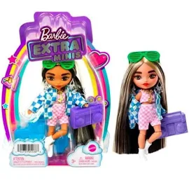 Barbie Extra Minis mała lalka czarne włosy Mattel
