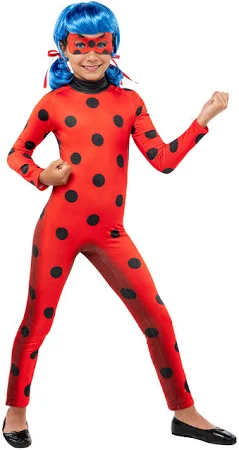 partybox.pl strój Biedronki Miraculum 5-6 lat,strój biedronka