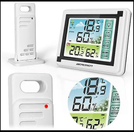 Berdsen Stacja pogodowa z wyświetlaczem