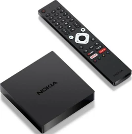 NOKIA android box 8010 4K Ultra HD NETFLIX 02 TV HDMI USB 3.0 USB-C USB 2.0 BT Wi-Fi LAN Android TV 11 Black