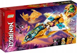 Lego 71770 Ninjago Złoty smoczy odrzutowiec Zane’a