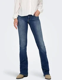 Only, Jeansy, Kobieta, Niebieski, L L32, Boot-cut Jeansy