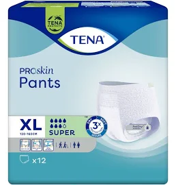 TENA Pants ProSkin SUPER XL - majtki chłonne 12 szt.