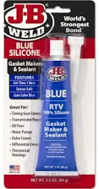 J-B Weld Blue RTV 100% Silicone Gasket Maker & Sealant