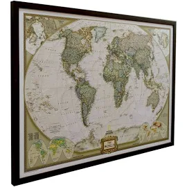 National Geographic, Mapa ścienna Polityczna Świat Executive, 1, 37 215 000
