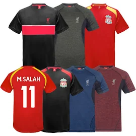 Liverpool FC Męski T-Shirt Poly Training Kit OFFICIAL Football Gift Royal niebieski Small