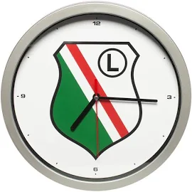 Legia Warszawa Zegar Scienny Herb Legii Kolorowy