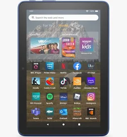 Amazon Fire HD 8 8" 32GB Tablet [2022] - Denim