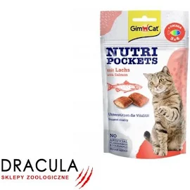 GimCat Nutri Pocket 60g łosoś i omega 3,6