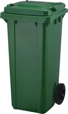 Zielony Pojemnik Na Odpady 120L Kosz Na Śmieci