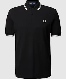 Fred Perry Koszulki Polo Z Krótkim Rękawem Slim Fit Twin Tipped