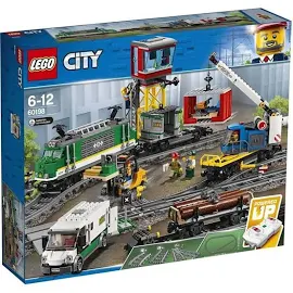 Lego City wagon kolejowy z 2 kontenerami, wagon kontenerowy (z 60198)