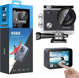 Akaso V50 x Action Camera Native 4K Wifi Underwater 40m EIS Anti-shake Cam