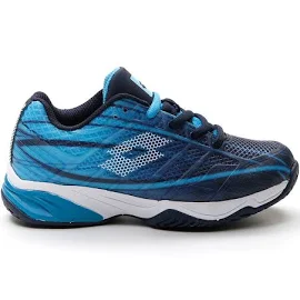 Juniorskie buty tenisowe Lotto Mirage 300 All Round Junior - navy blue/all white/blue ocean