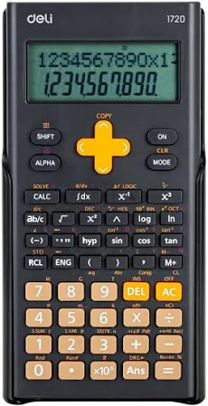 Kalkulator naukowy ciemnoszary DELI