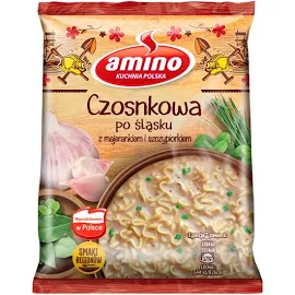 Amino Zupa Błyskawiczna Czosnkowa Po Śląsku Z Majerankiem I Szczypiorkiem 61G