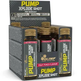 Olimp Pump Xplode Shot Pomarańcz- 60 ml x 9sztuk Ampułka szklana