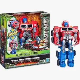 Transformers Rise of The Beasts Smash Changer Optimus Prime Action Figure