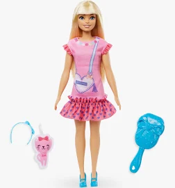 Barbie Moja Pierwsza Lalka kotek HLL19