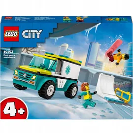 LEGO 60403 CITY KARETKA I SNOWBOARDZISTA