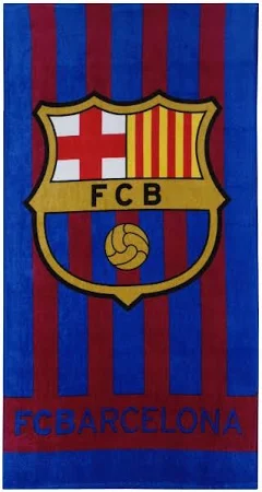 Fc Barcelona Ręcznik plażowy Kąpielowy 70 X 140 Bawełna Barca