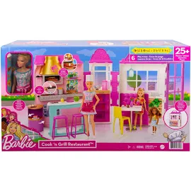 Barbie Restauracja Zestaw Lalka HBB91