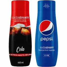 Sodastream Koncentrat zestaw Cola Pepsi