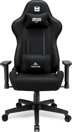 Krzesło biurowe IMBA Seat Fotel gamingowy IMBA Hunter materiałowy czarny