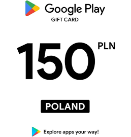 Google Play 150 PLN Gift Card (Poland) - Digital Key