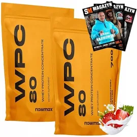 Nowmax Wpc 80 1400 G Whey Protein Białko Serwatka