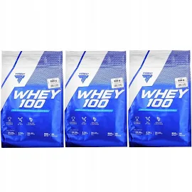 Trec Whey 100 900 900 900 Białko Wpc Masa Siła Zestaw 3 Opakowań