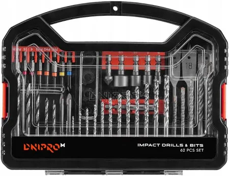 Zestaw wierteł i bitów Dnipro-M