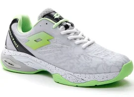 Męskie buty do padla Lotto Superrapida 200 III - all white/green apple neon