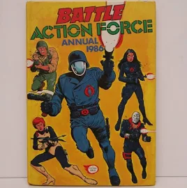 Battle Action Force Annual 1986 By Anon Post Worldwide Condition Good