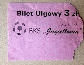 Bilet BKS Jagiellonia Białystok (lata 90.)