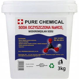 Soda Oczyszczona Czysty Wodorowęglan Sodu 3kg