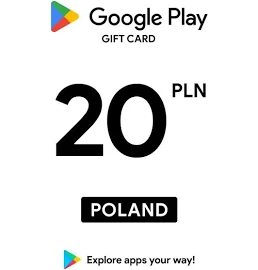 Google Play 20 PLN Gift Card (Poland) - Digital Key