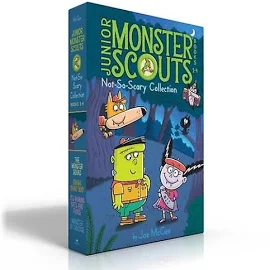 Junior Monster Scouts NotSoScary Collection Books 14 The Monster Squad Crash Bang Boo It's Raining Bats and Frogs Monster of Disguise