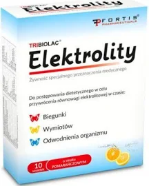 Tribiolac Elektrolity, smak pomarańczowy, 10 saszetek