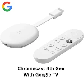 Nowy Google Chromecast 4. z Google TV Gotowy zapas Android 10 HDR10 Netflix Certyfikowany Dolby