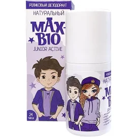 Натуральный подростковый дезодорант MAX-BIO JUNIOR ACTIVE