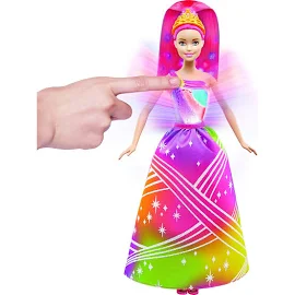 Barbie Кукла Радужная принцесса с волшебными волосами