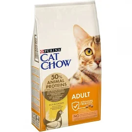 Cat Chow Chicken 15 кг Корм для взрослых кошек