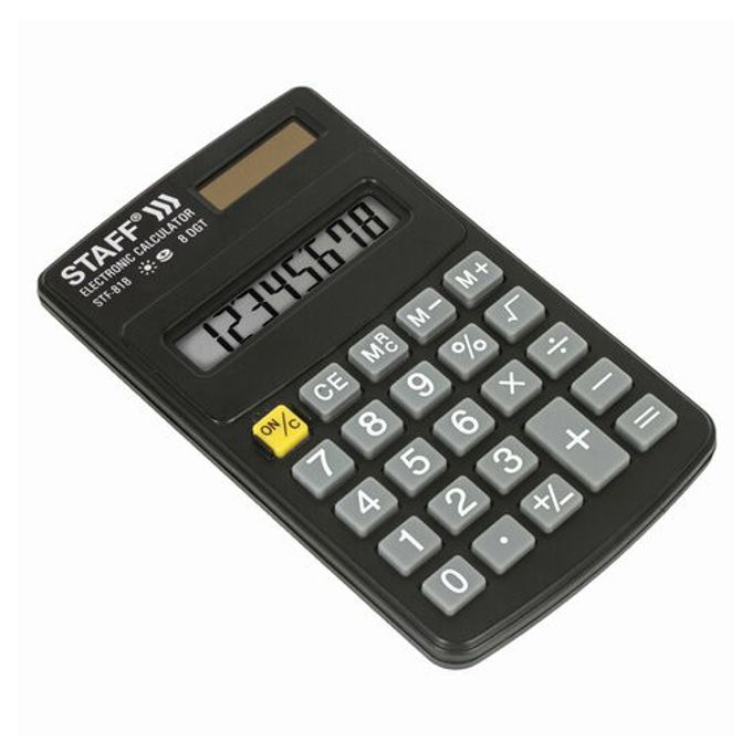 Калькулятор STAFF STF-818 карманный