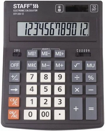 Калькулятор настольный STAFF PLUS STF-333