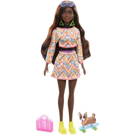 Barbie Reveal Color Set Of Gift Neon Tie-Dye Unicorn Doll