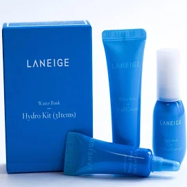 LANEIGE Water Bank Hydro Kit (3 Items) ИНТЕНСИВНО- УВЛАЖНЯЮЩИЙ НАБОР ИЗ ТРЕХ МИНИАТЮР