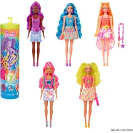 Barbie Reveal Цветная кукла серии Neon Tie-dye Многоцветный