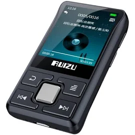 Спортивный MP3-плеер RUIZU X55 с клипсой, Bluetooth 8 Гб, экран для мини-клипов, поддержка FM, записи, электронная книга, часы, шагомер, музыкальный 