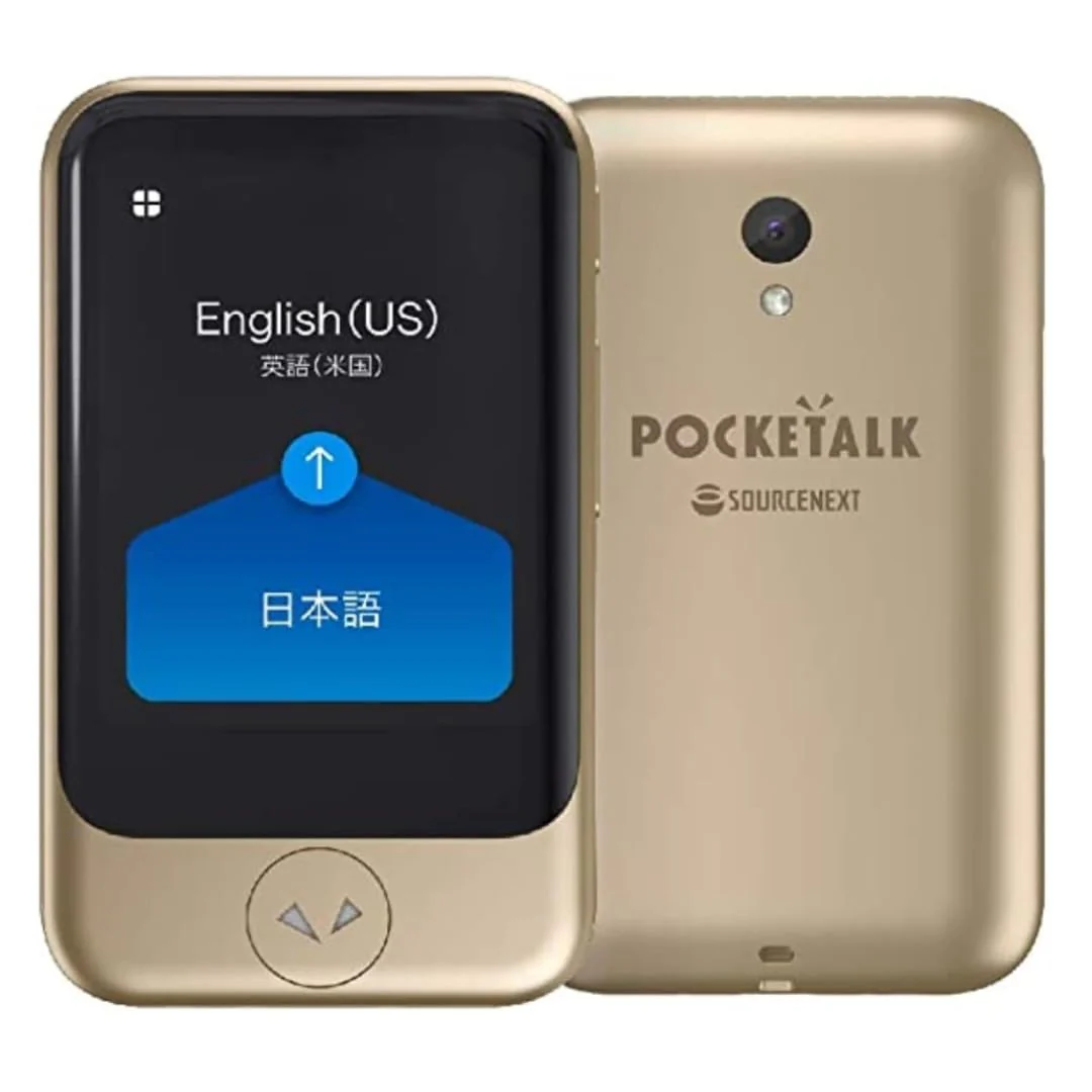 Pocketalk Переводчик с глобальной связью на 2 года, 2.8 дюйма, 85 языков